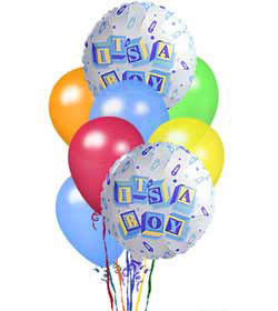 It's A Boy Balloon Bunch